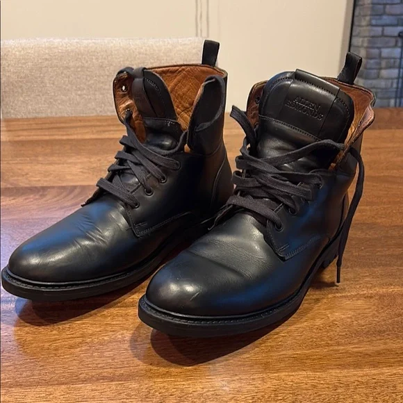 Allen Edmonds Chapman Weatherproof Black Leather Men\'s Boots Size 10 Allen Edmonds Chapman. Butter soft patina things. : r  main image 4